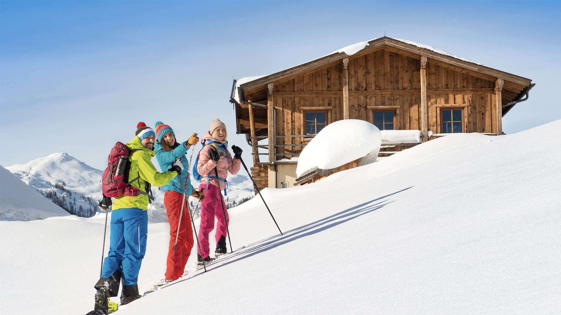 Schneeschuhwandern in Flachau - Winterurlaub im Salzburger Land - Bergsonne Appartements