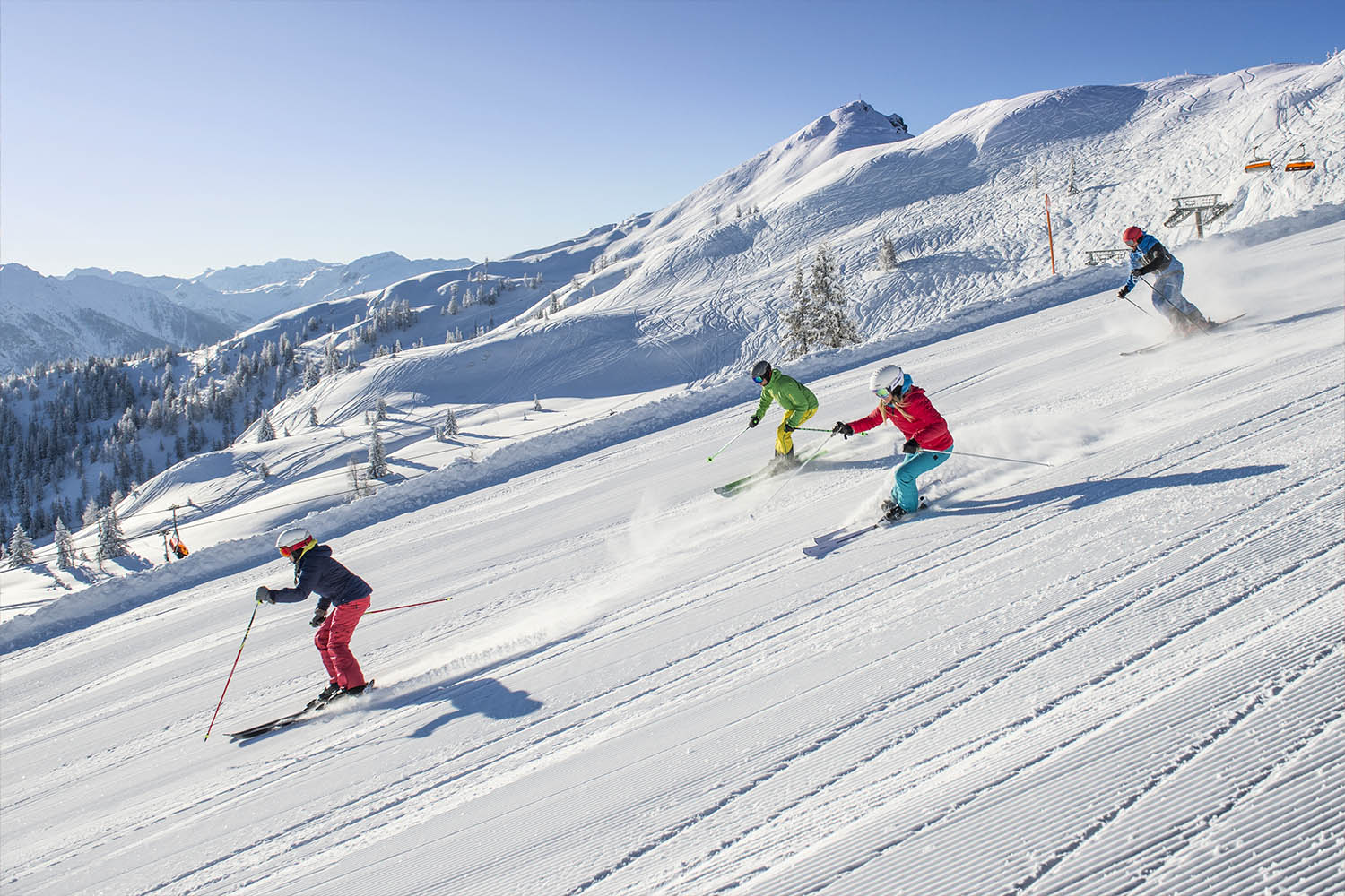 Skifahren in Flachau - Winterurlaub in Österreich - Bergsonne Appartements